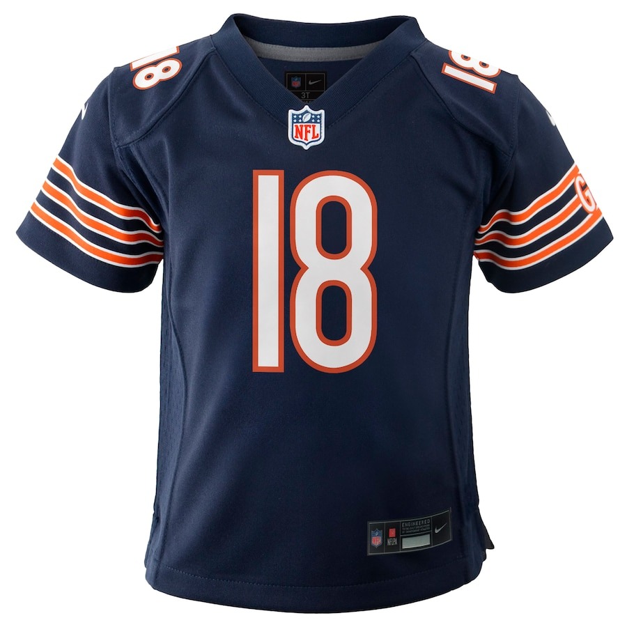 Youth Chicago Bears Caleb Williams Nike Navy 2024 NFL Draft First Round Pick Player Game Jersey - Ujersey