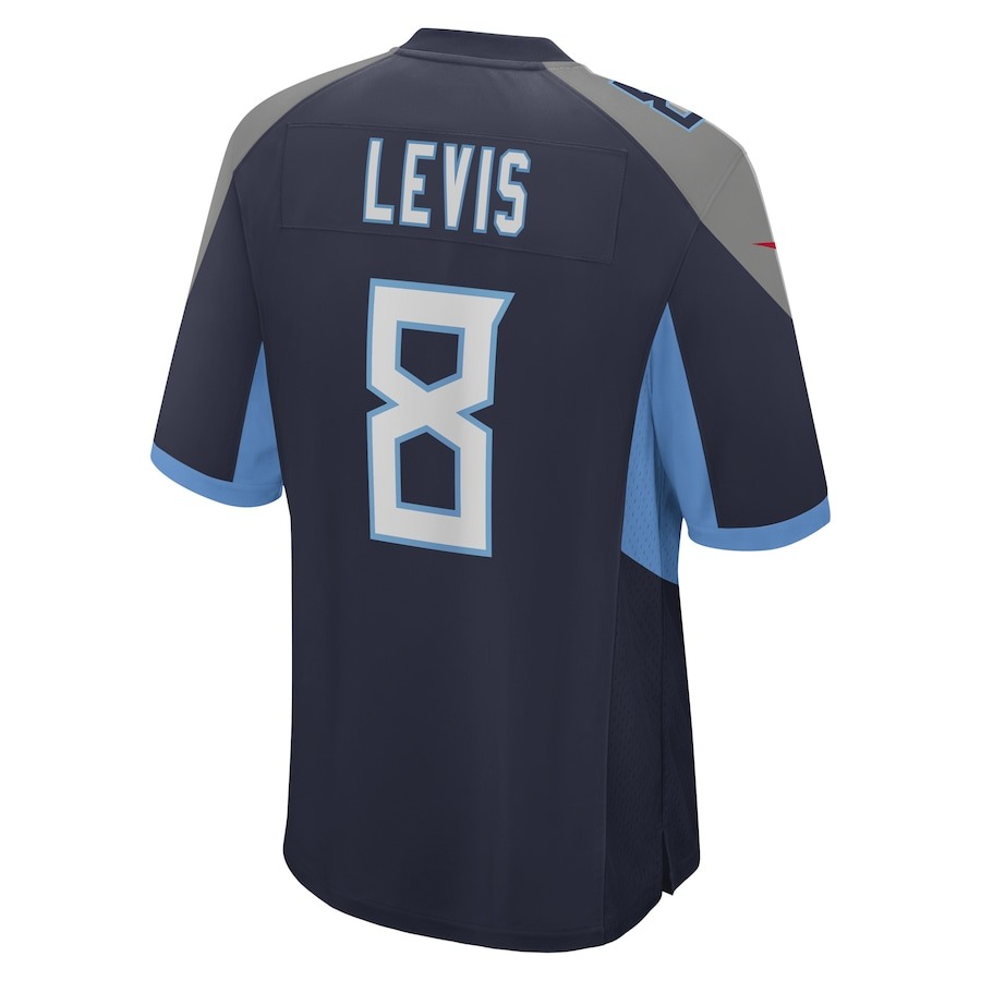 Men's Tennessee Titans Will Levis Nike Navy 2023 NFL Draft Pick Game Jersey - Ujersey