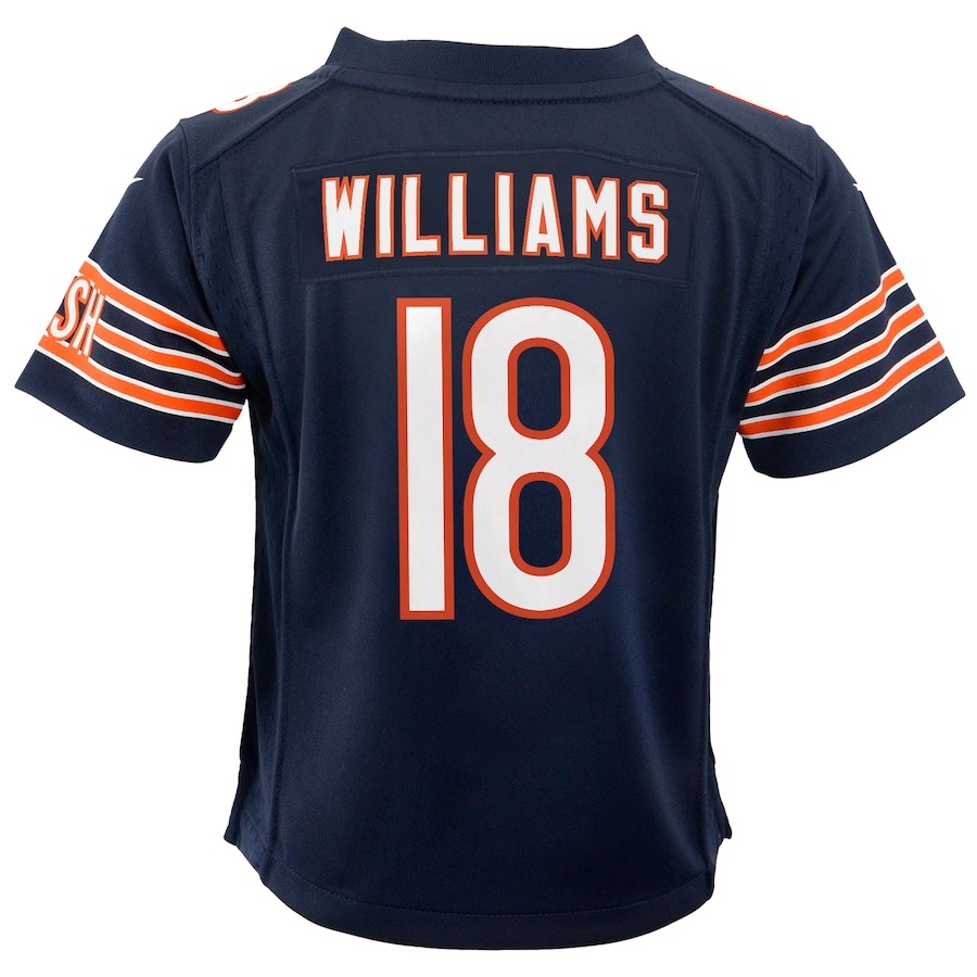 Youth Chicago Bears Caleb Williams Nike Navy 2024 NFL Draft First Round Pick Player Game Jersey - Ujersey