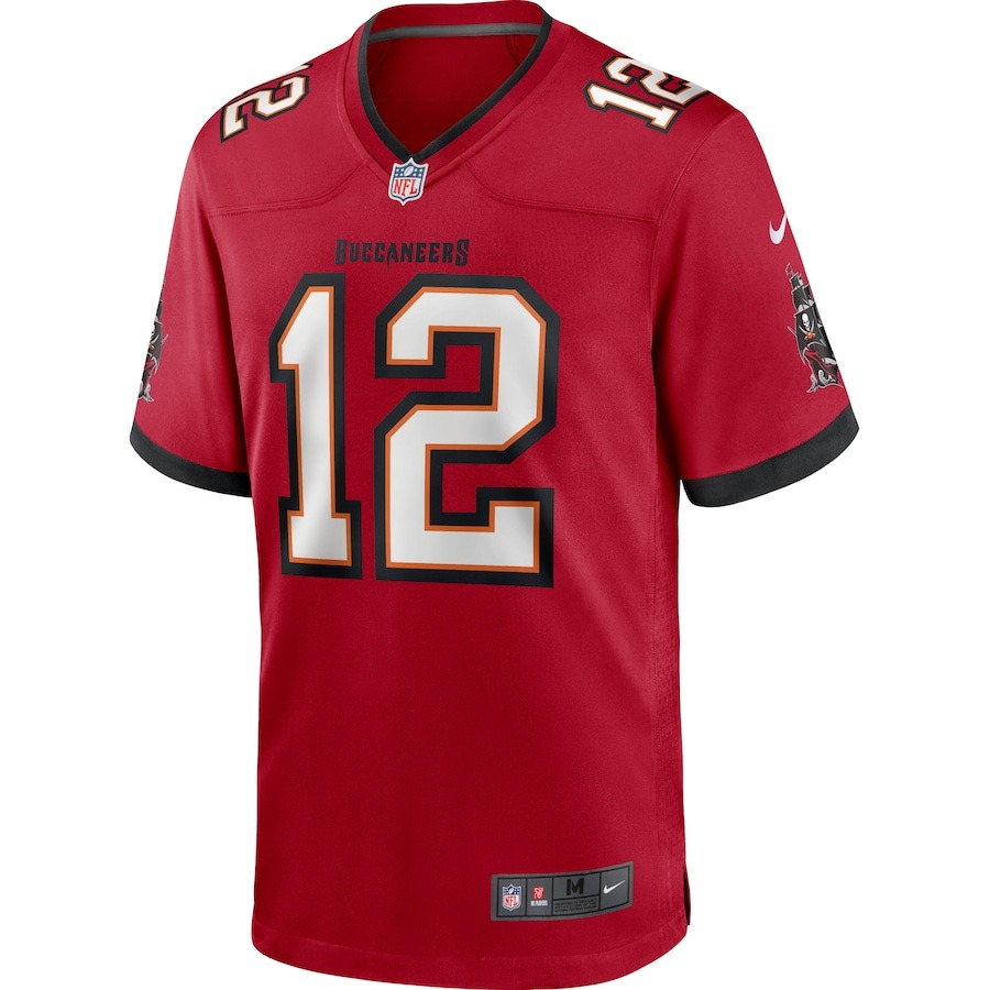 Men's Tampa Bay Buccaneers Tom Brady Nike Red Game Jersey - Ujersey