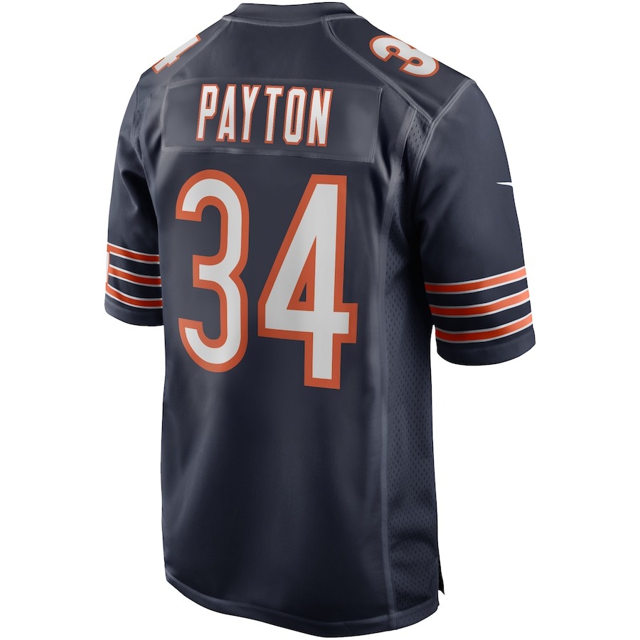 Men's Chicago Bears Walter Payton Nike Navy Game Retired Player Jersey - Ujersey