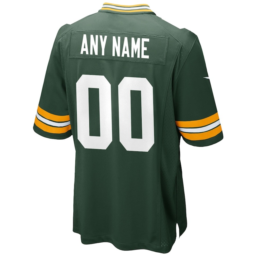 Men's Green Bay Packers Nike Green Custom Game Jersey - Ujersey