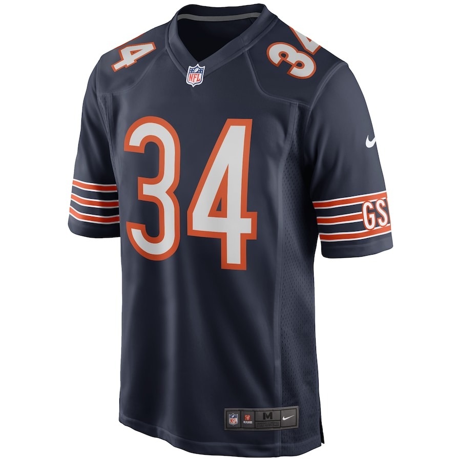 Men's Chicago Bears Walter Payton Nike Navy Game Retired Player Jersey - Ujersey