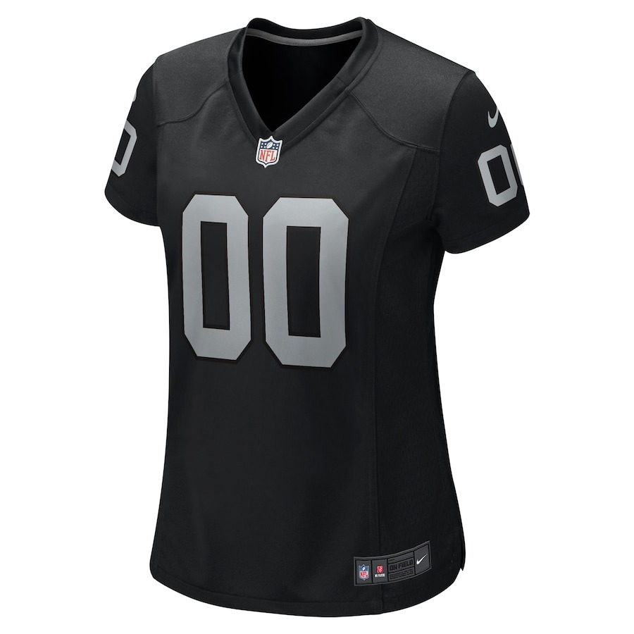 Women's Nike Black Las Vegas Raiders Custom Game Jersey - Ujersey