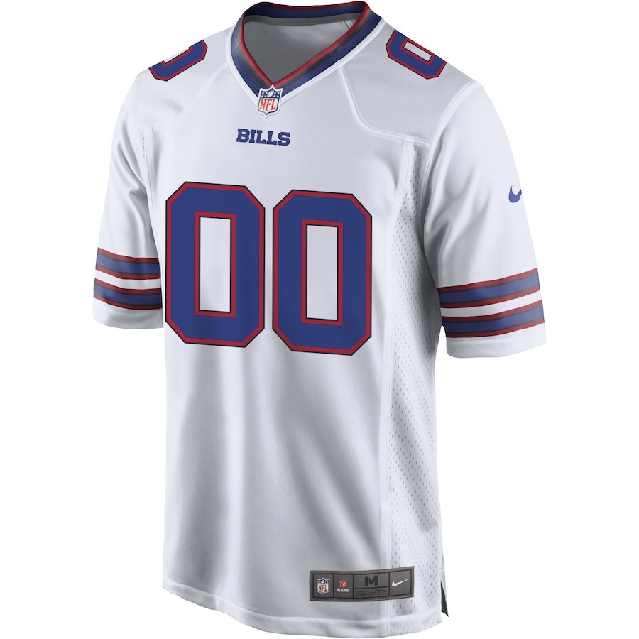 Men's Buffalo Bills Nike White Custom Game Jersey - Ujersey