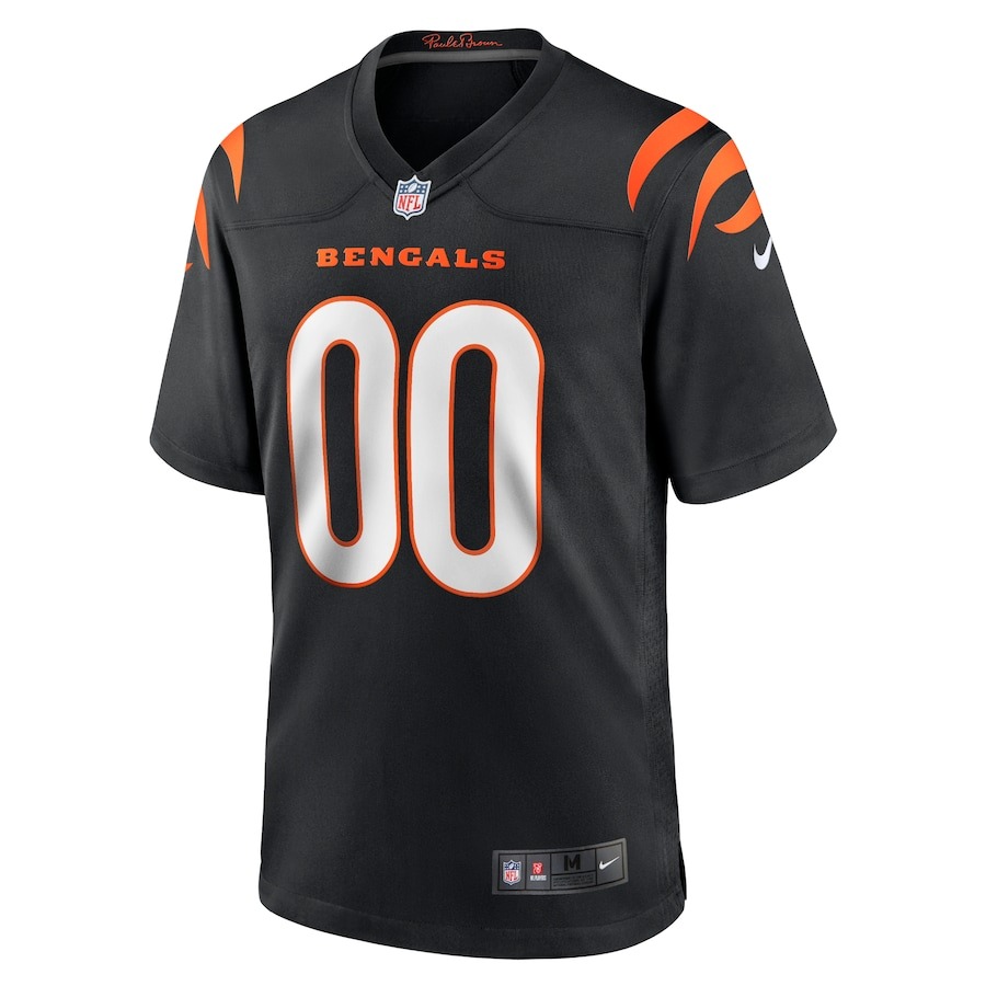 Men's Cincinnati Bengals Nike Black Game Custom Jersey - Ujersey