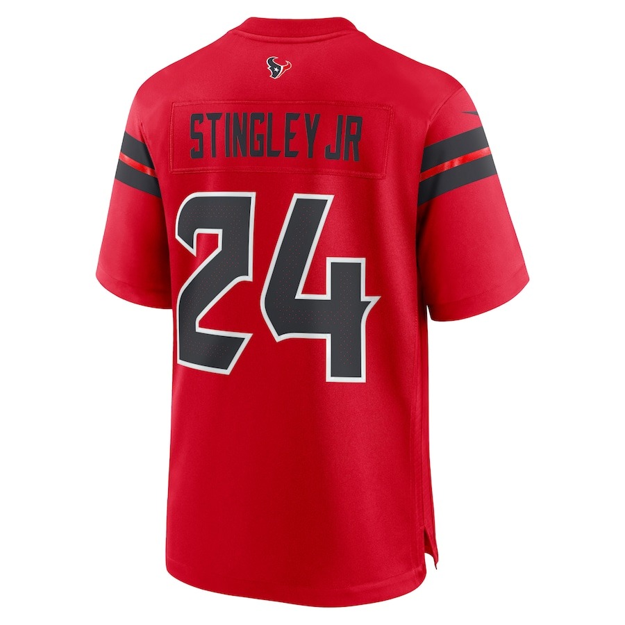 Men's Houston Texans Derek Stingley Jr. Nike Red Alternate Game Jersey - Ujersey