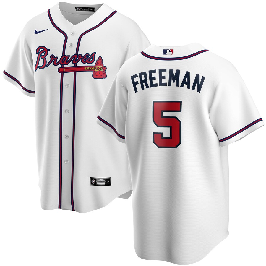 Youth Atlanta Braves Freddie Freeman Nike White Alternate Replica Player Jersey - Ujersey