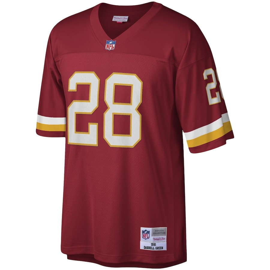 Men's Washington Football Team Darrell Green Mitchell & Ness Burgundy Legacy Replica Jersey - Ujersey
