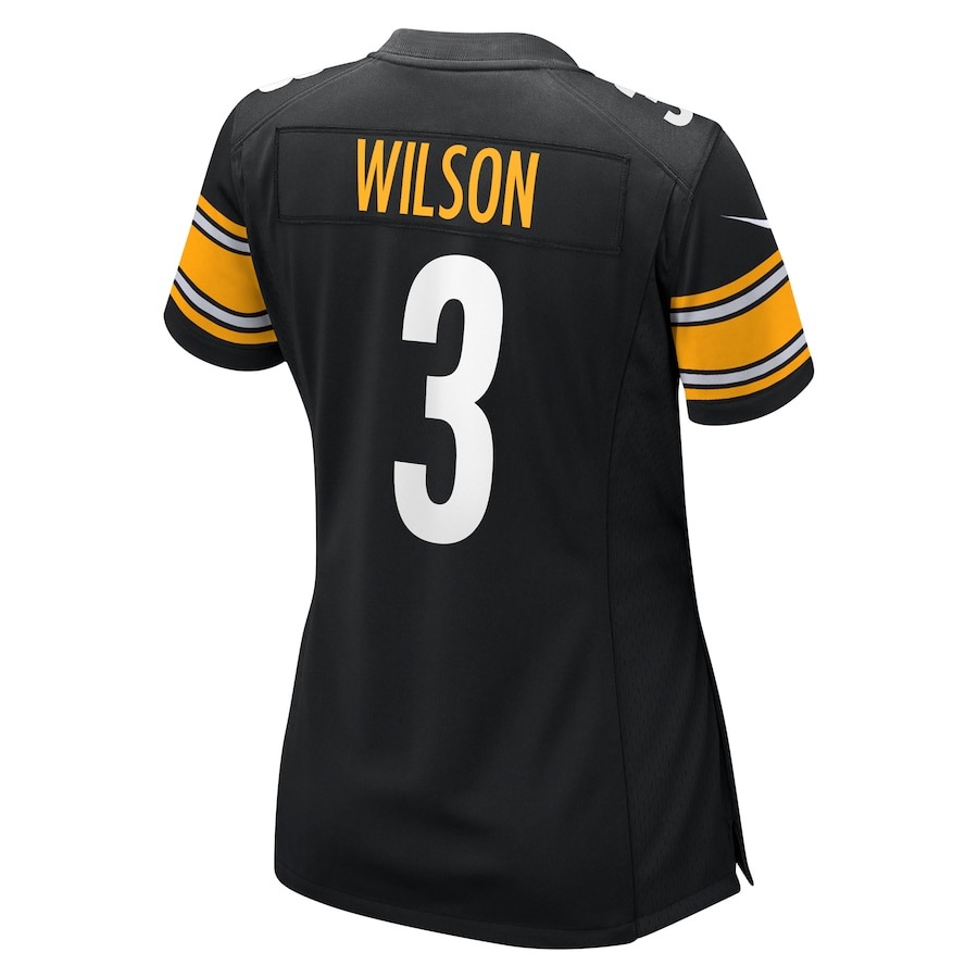 Women's Pittsburgh Steelers Russell Wilson Nike Black  Game Jersey - Ujersey