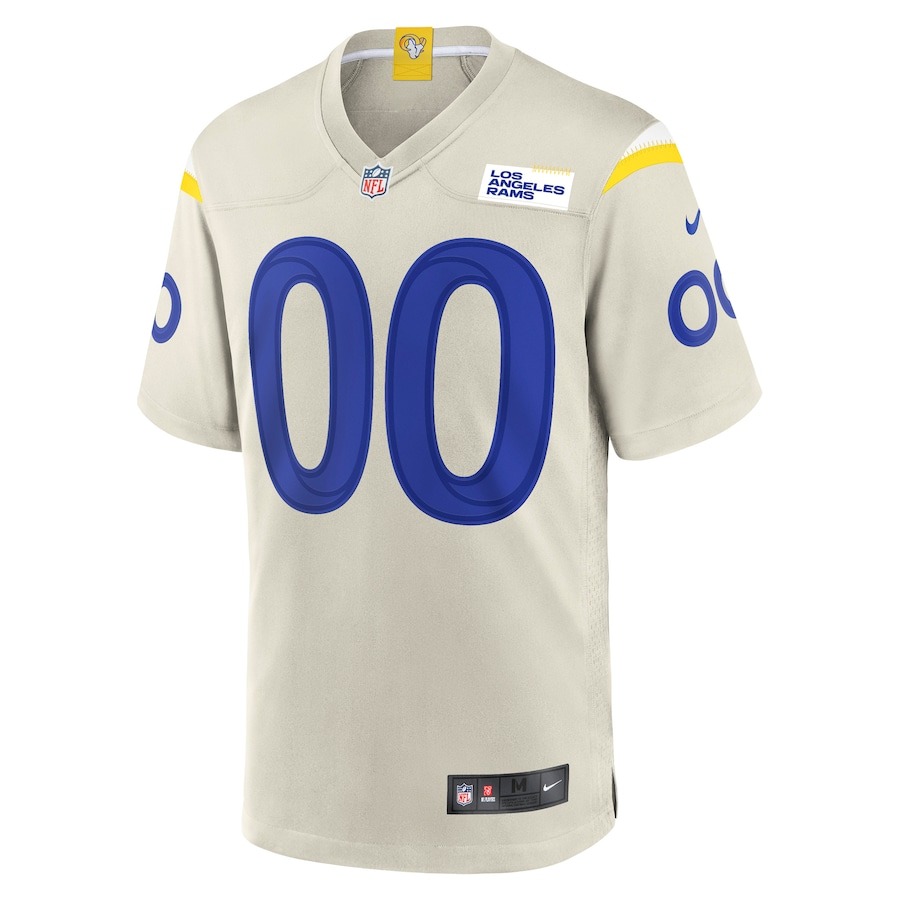 Men's Nike Los Angeles Rams Bone Custom Game Jersey - Ujersey
