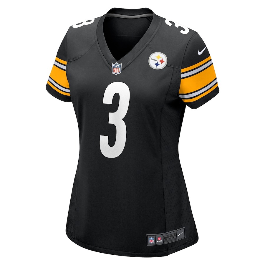 Women's Pittsburgh Steelers Russell Wilson Nike Black  Game Jersey - Ujersey
