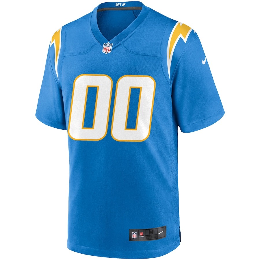 Men's Los Angeles Chargers Nike Powder Blue Custom Game Jersey - Ujersey