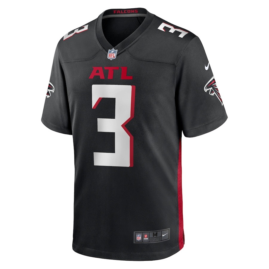 Men's Atlanta Falcons Jessie Bates III Nike Black Game Player Jersey - Ujersey