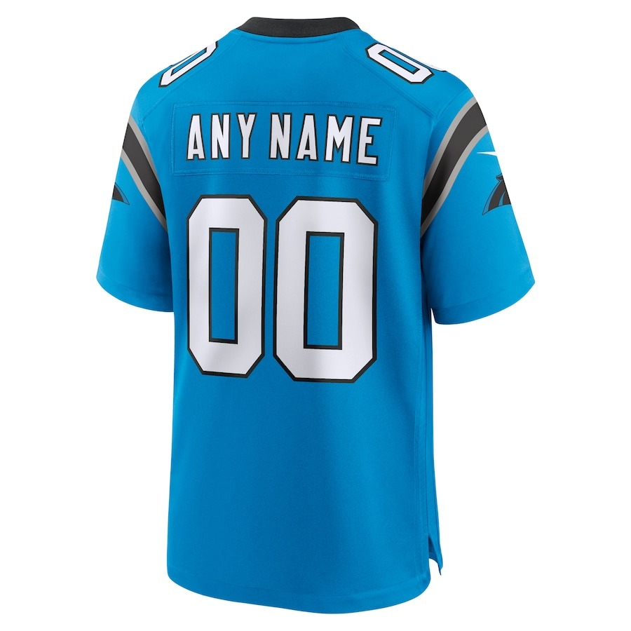Men's Carolina Panthers  Nike Blue Alternate Custom Game Jersey - Ujersey