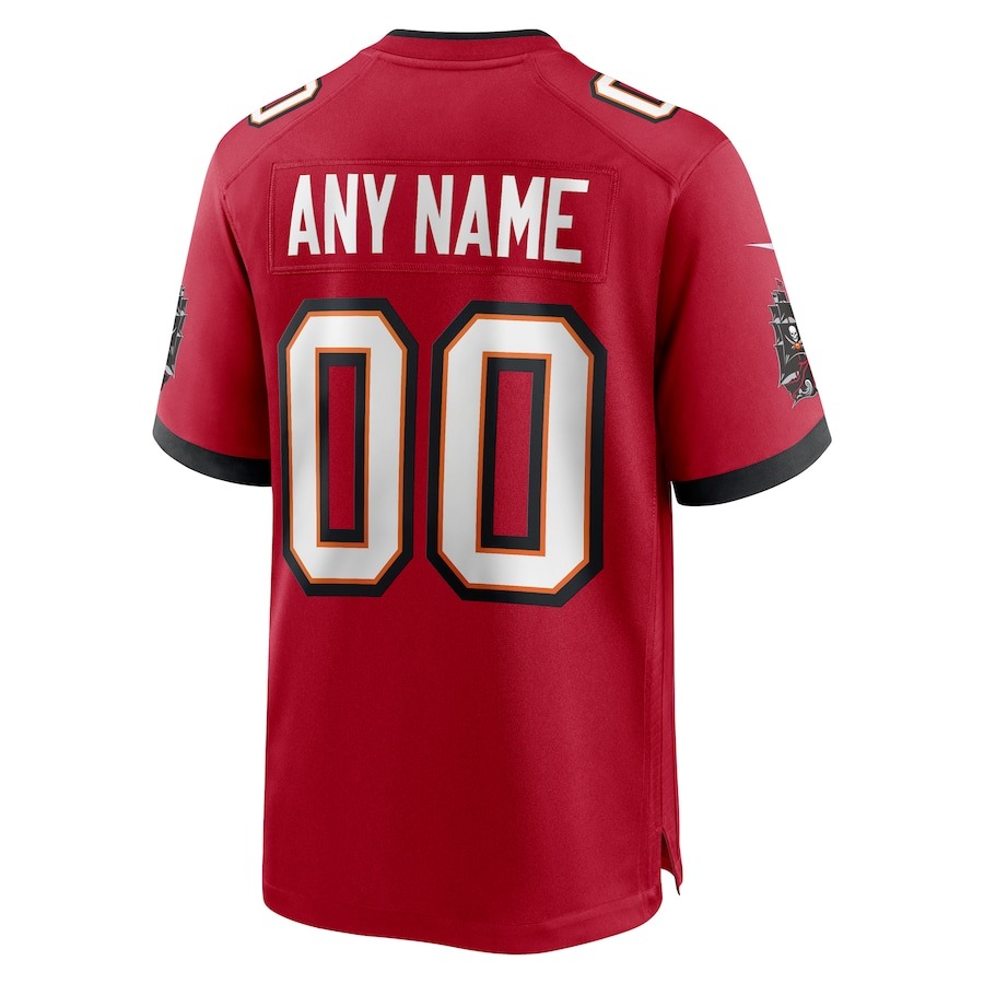 Men's Nike Tampa Bay Buccaneers Red Custom Game Jersey - Ujersey