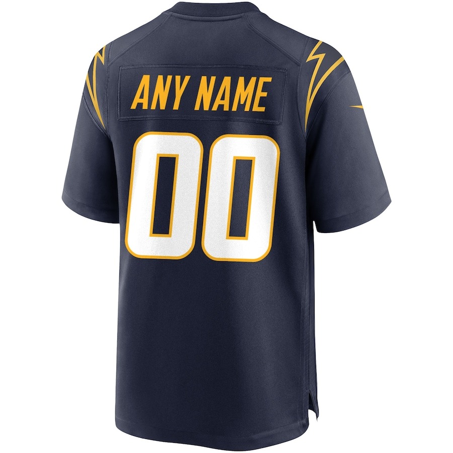 Men's Los Angeles Chargers Nike Navy Alternate Custom Game Jersey - Ujersey