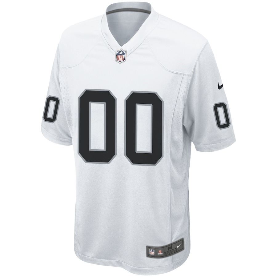 Men's Las Vegas Raiders Nike White Custom Game Jersey - Ujersey