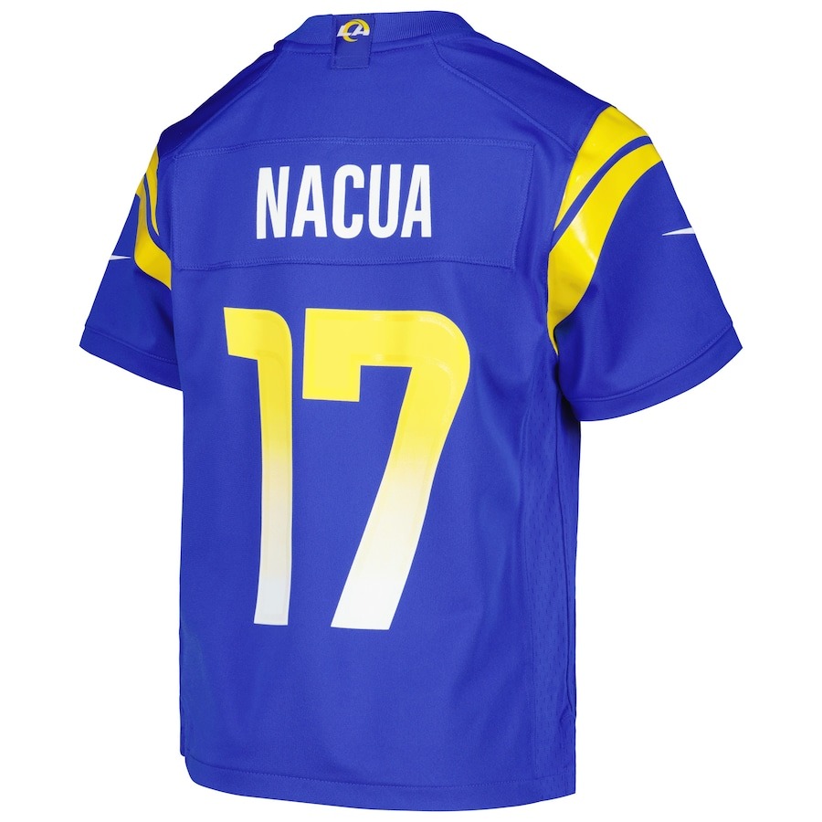 Youth Los Angeles Rams Puka Nacua Nike Royal Game Jersey - Ujersey