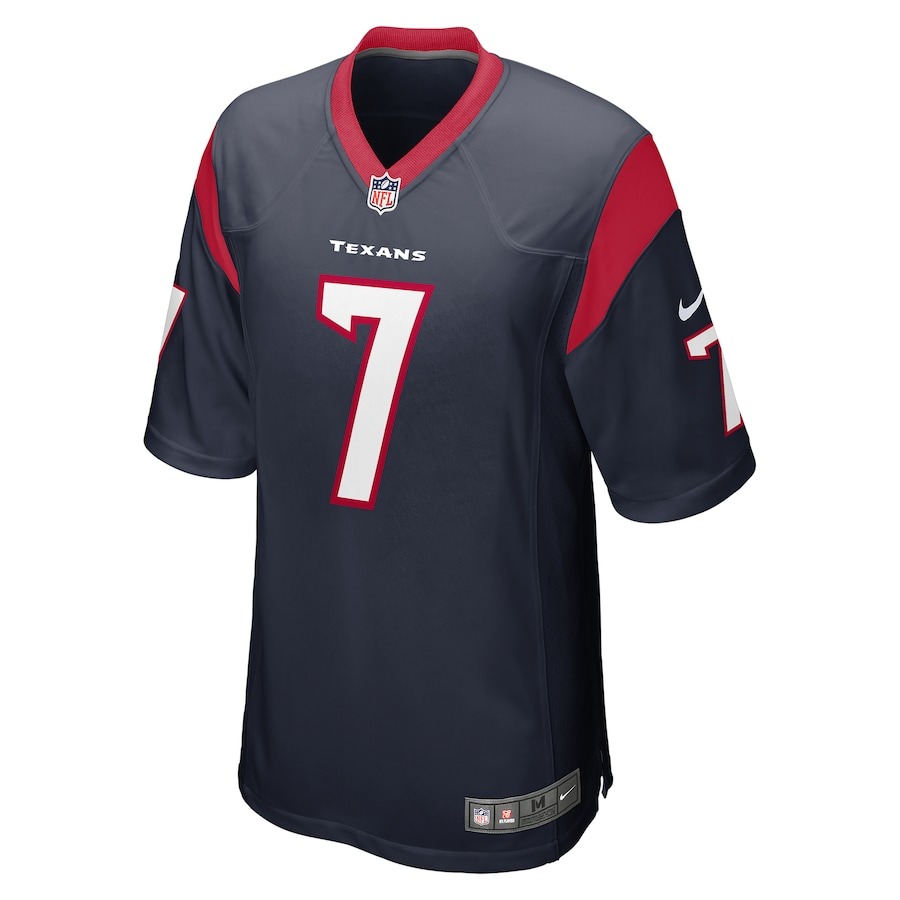Men's Houston Texans C.J. Stroud Nike Navy 2023 NFL Draft First Round Pick Game Jersey - Ujersey