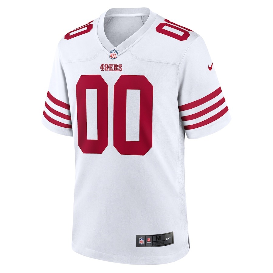 Men's San Francisco 49ers Nike White Game Custom Player Jersey - Ujersey