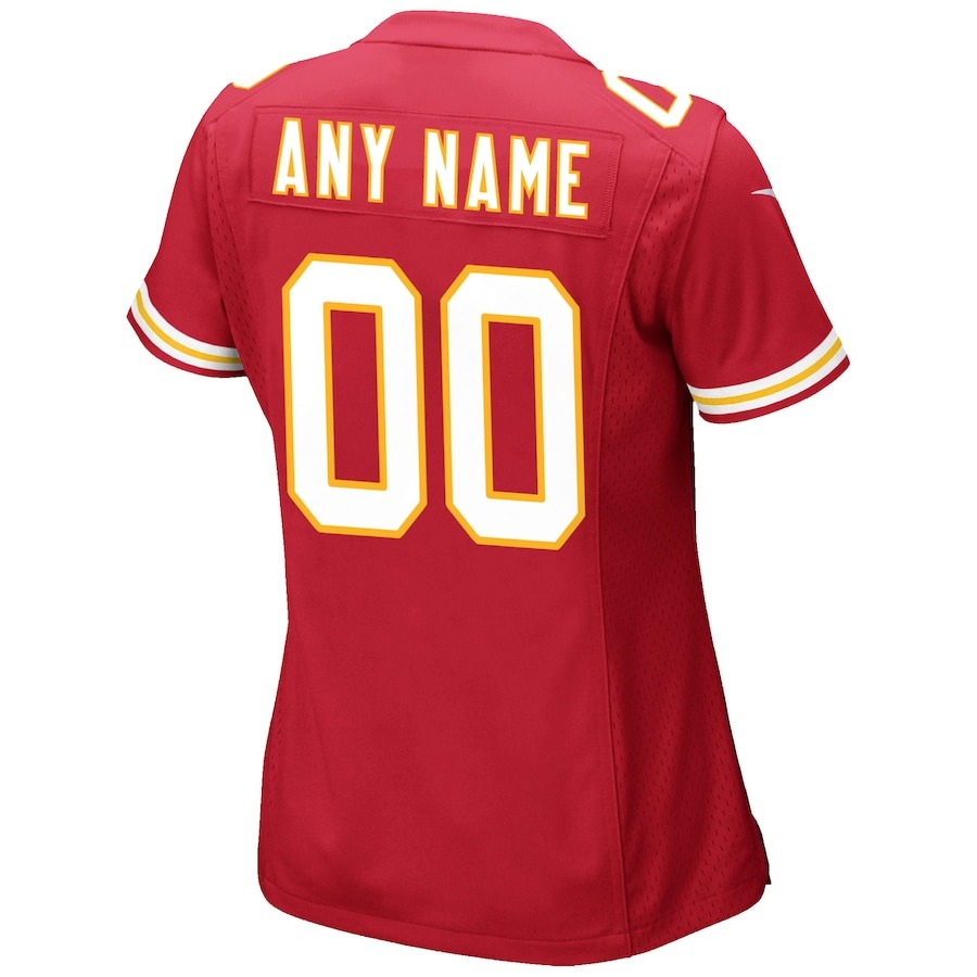 Women's Nike Red Kansas City Chiefs Custom Game Jersey - Ujersey