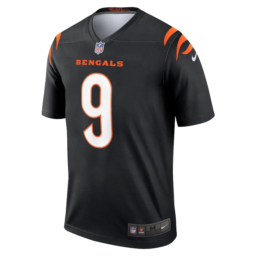 Men's Cincinnati Bengals Joe Burrow Nike Black Legend Jersey - Ujersey