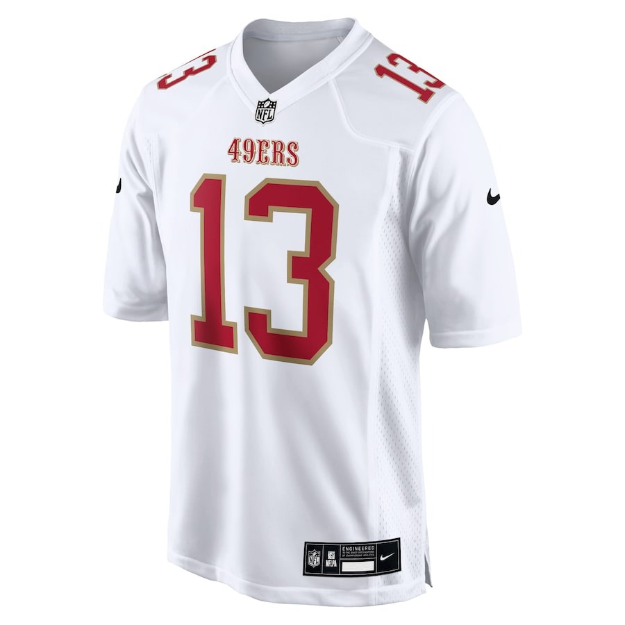 Men's San Francisco 49ers Brock Purdy Nike Tundra White Fashion Game Jersey - Ujersey