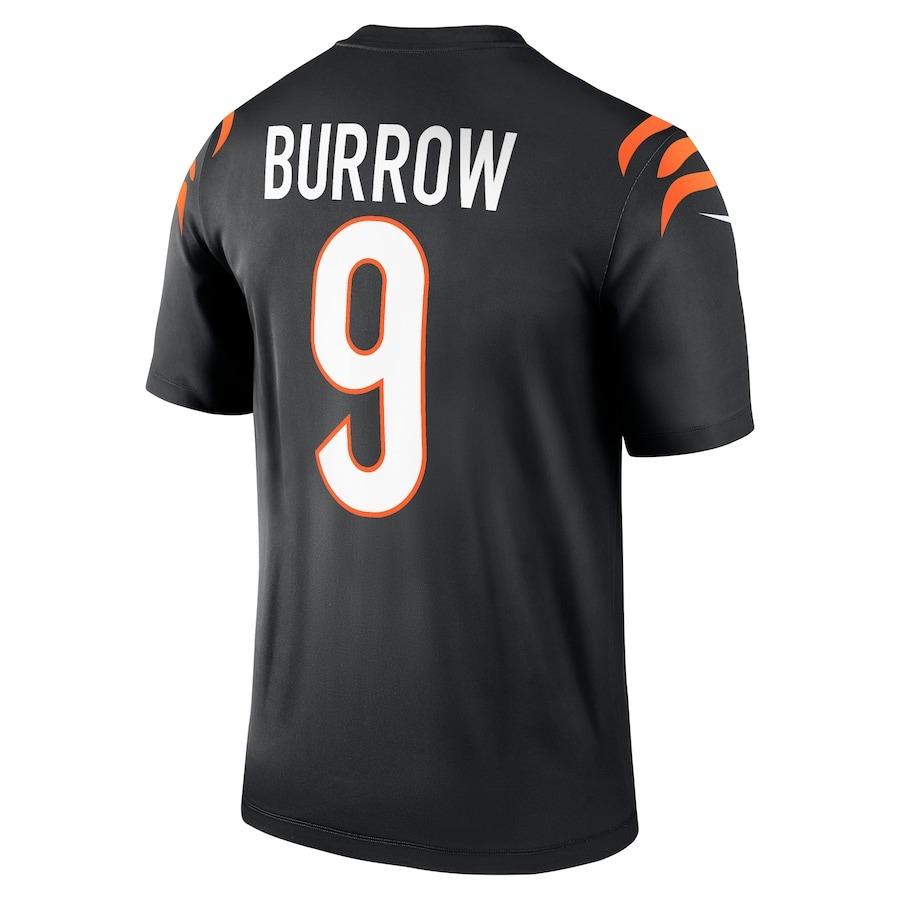Men's Cincinnati Bengals Joe Burrow Nike Black Legend Jersey - Ujersey