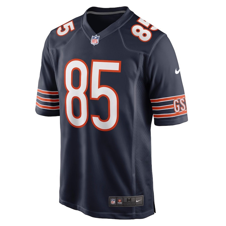 Men's Chicago Bears Cole Kmet Nike Navy Player Game Jersey - Ujersey