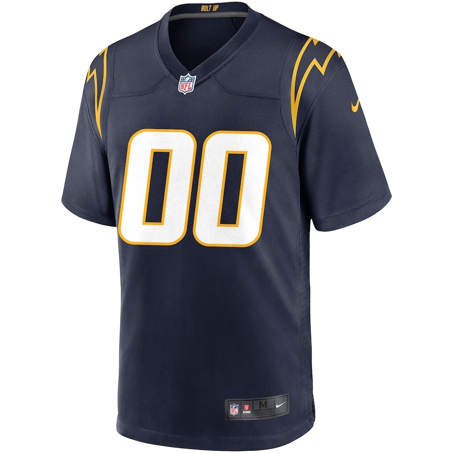 Men's Los Angeles Chargers Nike Navy Alternate Custom Game Jersey - Ujersey