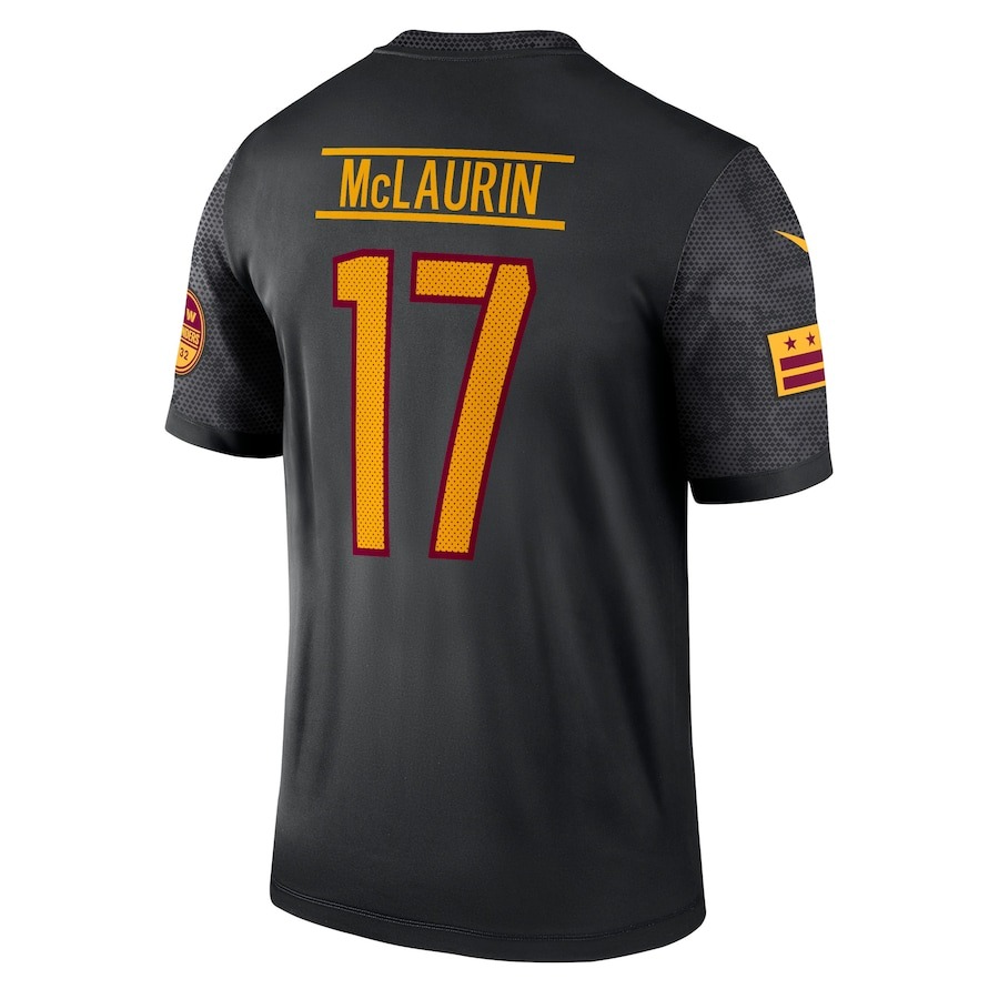 Men's Washington Commanders Terry McLaurin Nike Black Alternate Legend Jersey - Ujersey