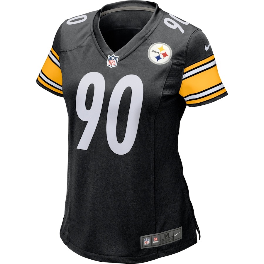 Women's Nike T.J. Watt Black Pittsburgh Steelers Game Jersey - Ujersey