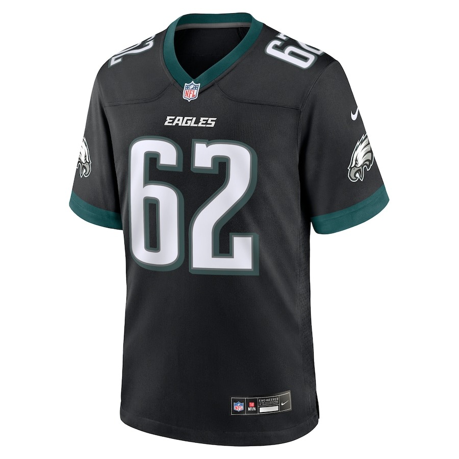 Men's Philadelphia Eagles Jason Kelce Nike Black Alternate Game Jersey - Ujersey