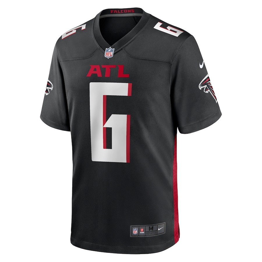 Men's Atlanta Falcons Younghoe Koo Nike Black Team Game Jersey - Ujersey