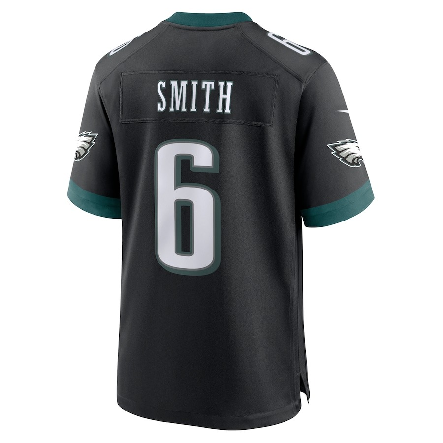 Men's Philadelphia Eagles DeVonta Smith Nike Black Alternate Game Jersey - Ujersey