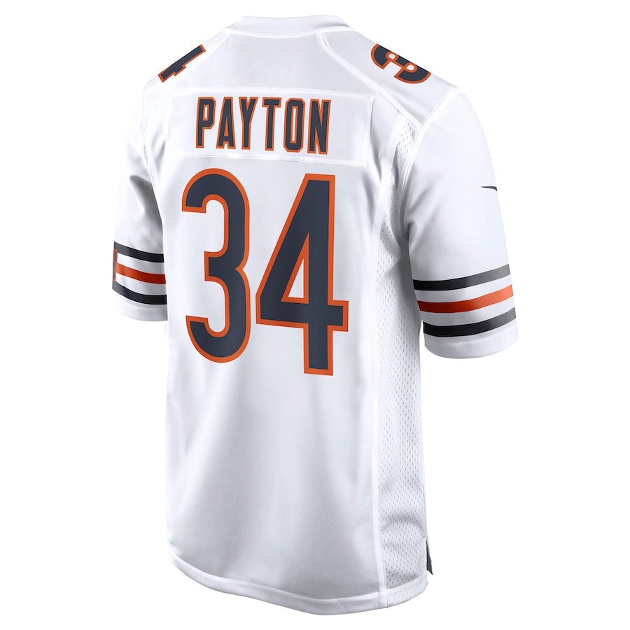 Men's Chicago Bears Walter Payton Nike White Retired Player Away Game Jersey - Ujersey