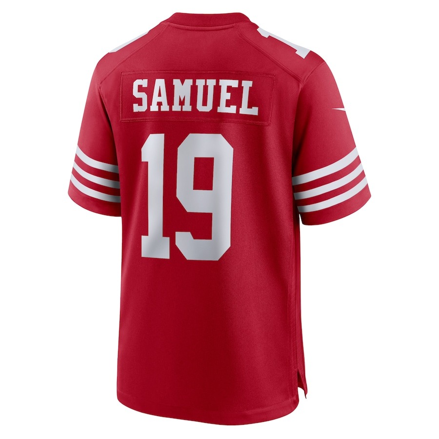 Men's San Francisco 49ers Deebo Samuel Nike Scarlet Player Game Jersey - Ujersey