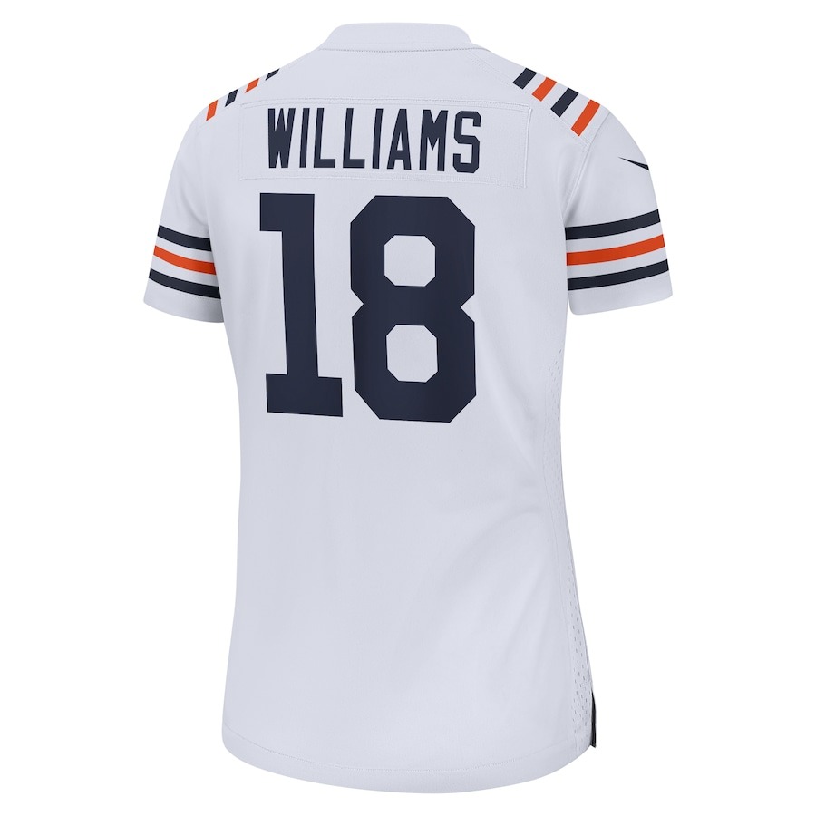 Women's Chicago Bears Caleb Williams Nike White 2024 NFL Draft 2nd Alternate Game Player Jersey - Ujersey