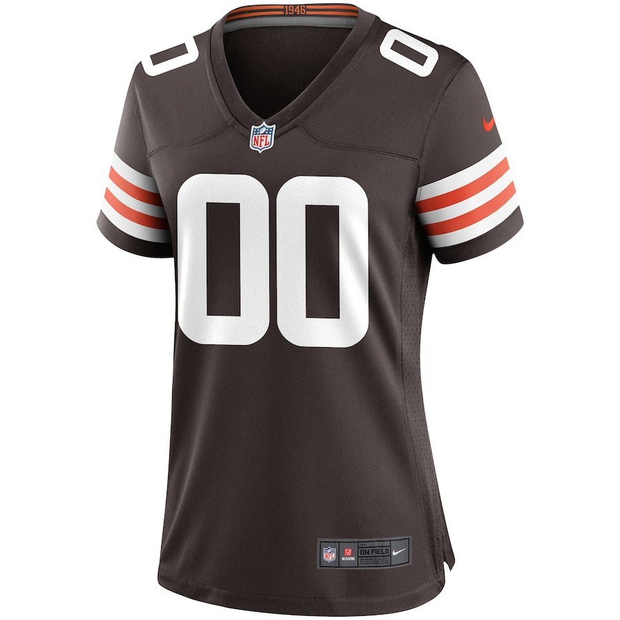 Women's Nike Cleveland Browns Brown Custom Game Jersey - Ujersey