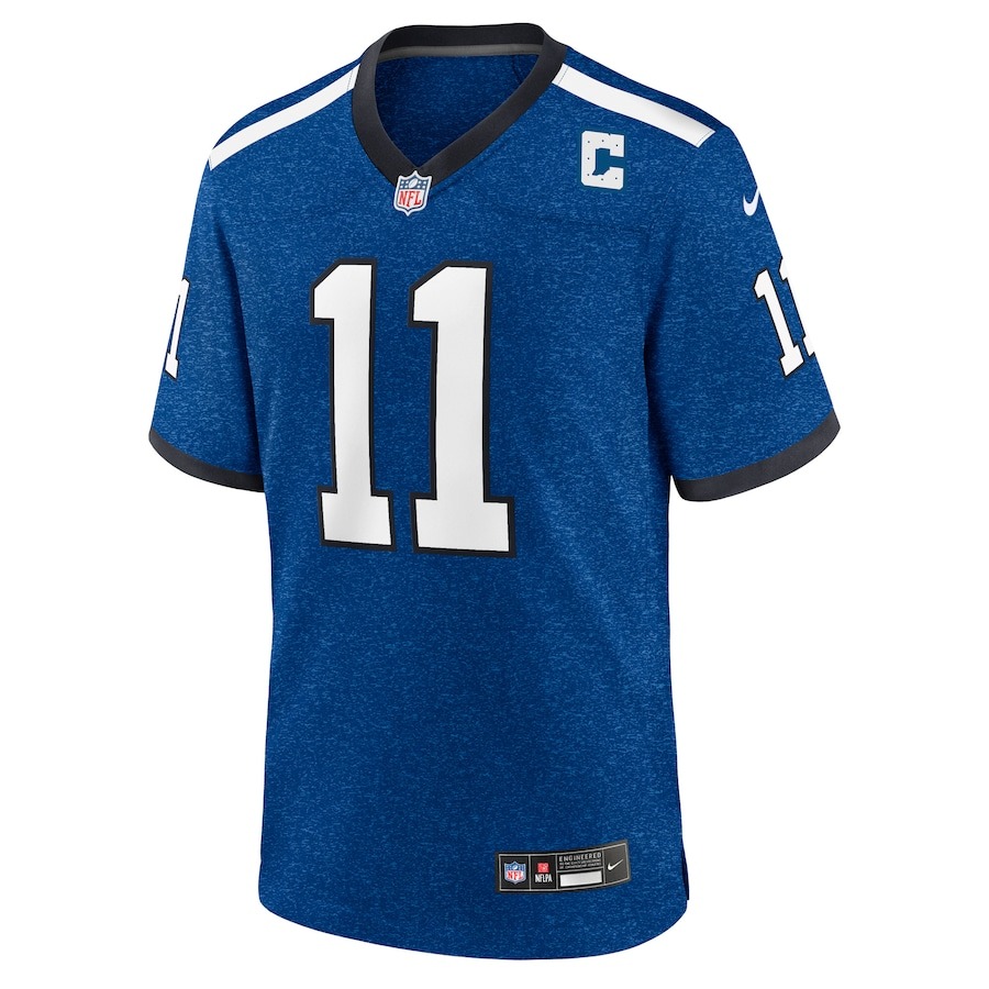 Men's Indianapolis Colts Michael Pittman Jr. Nike Royal Indiana Nights Alternate Game Jersey - Ujersey