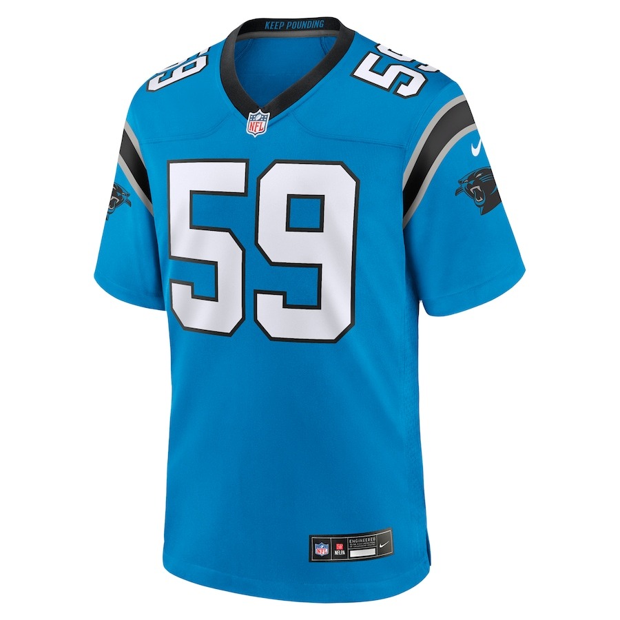 Men's Carolina Panthers Luke Kuechly Nike Blue Retired Player Game Jersey - Ujersey