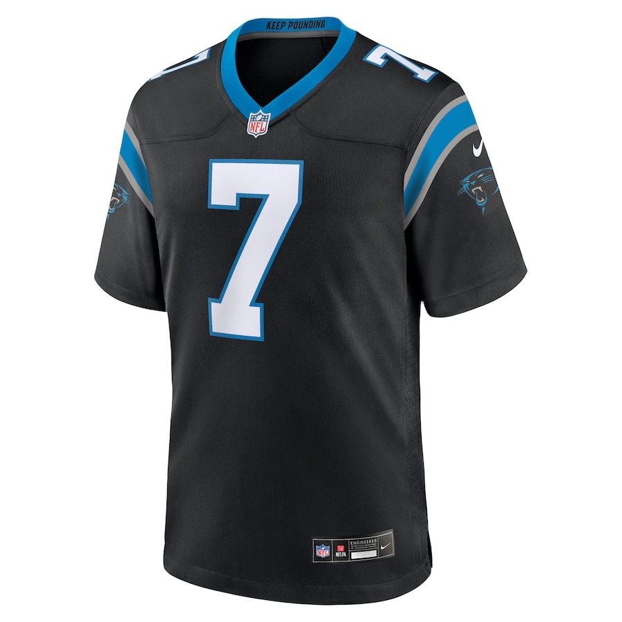Men's Carolina Panthers Jadeveon Clowney Nike  Black  Game Jersey - Ujersey
