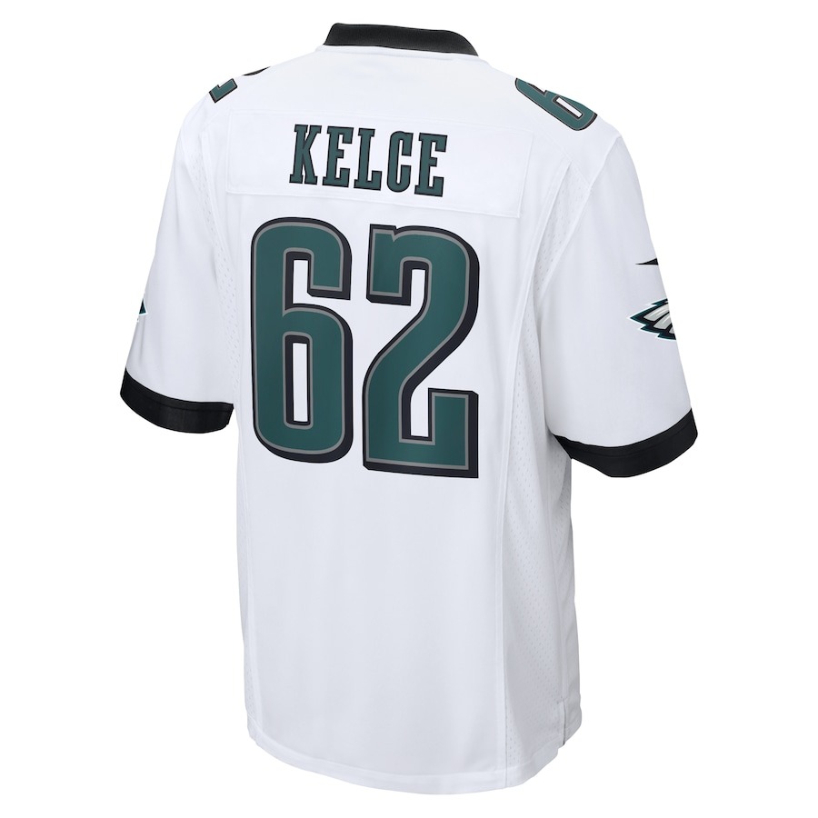Men's Philadelphia Eagles Jason Kelce Nike White  Game Jersey - Ujersey