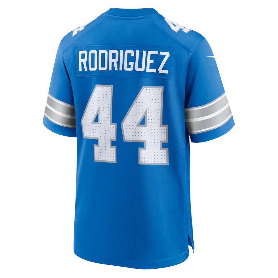 Men's Detroit Lions Malcolm Rodriguez Nike Blue Game Jersey - Ujersey