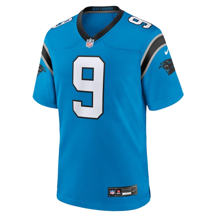Men's Carolina Panthers Bryce Young Nike Blue 2023 NFL Draft First Round Pick Alternate Game Jersey - Ujersey
