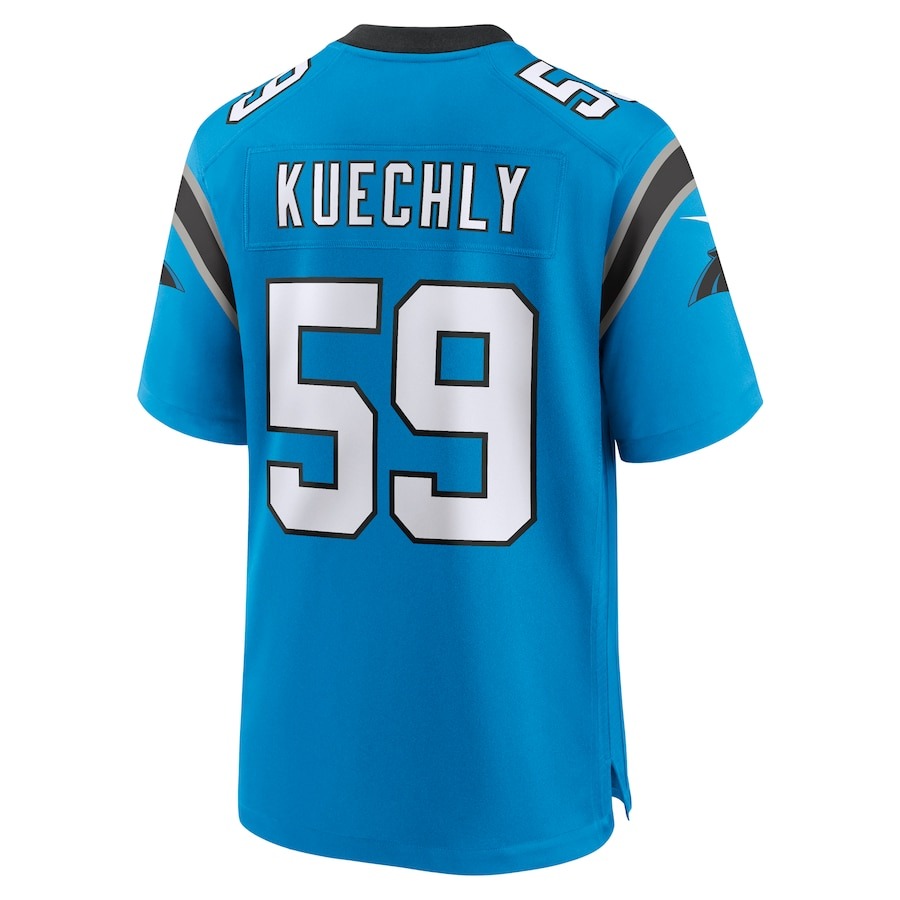 Men's Carolina Panthers Luke Kuechly Nike Blue Retired Player Game Jersey - Ujersey