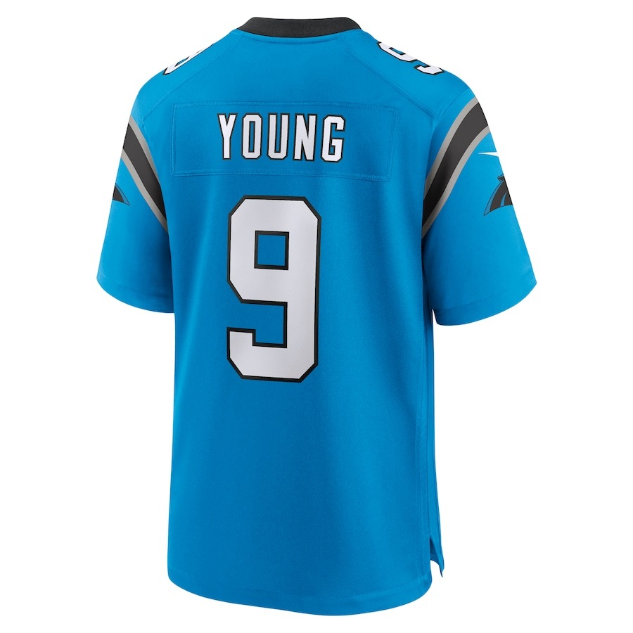 Men's Carolina Panthers Bryce Young Nike Blue 2023 NFL Draft First Round Pick Alternate Game Jersey - Ujersey