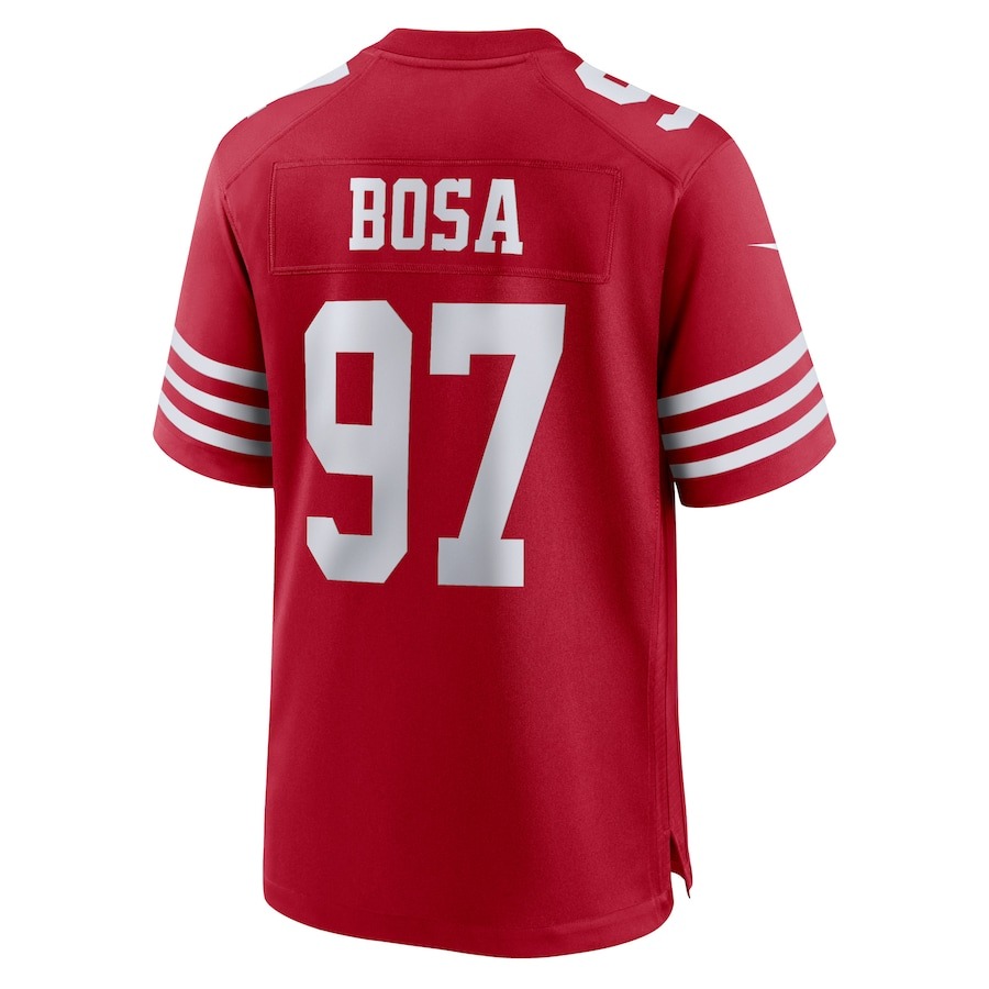 Men's San Francisco 49ers Nick Bosa Nike Scarlet Player Game Jersey - Ujersey