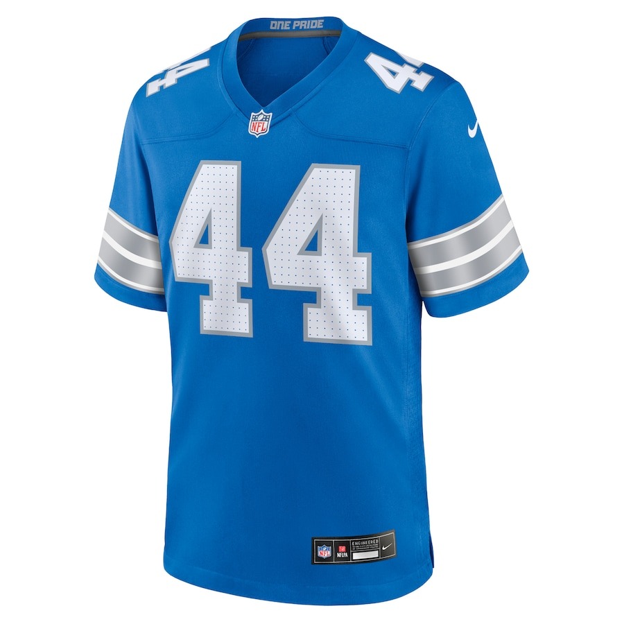 Men's Detroit Lions Malcolm Rodriguez Nike Blue Game Jersey - Ujersey